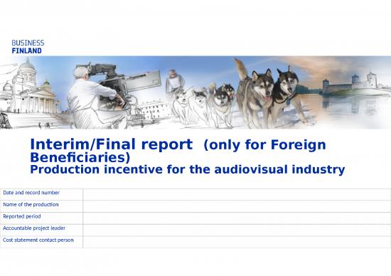 picture Report Ppt 71055 | Av Incentive  Report And Cost Statement