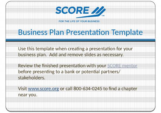 picture Powerpoint Summary Slide 42706 | Business Plan Presentation Template 2013
