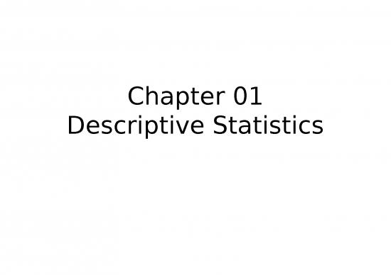 picture Descriptive Statistics Ppt 69607 | Ch01 Descriptive Statistics