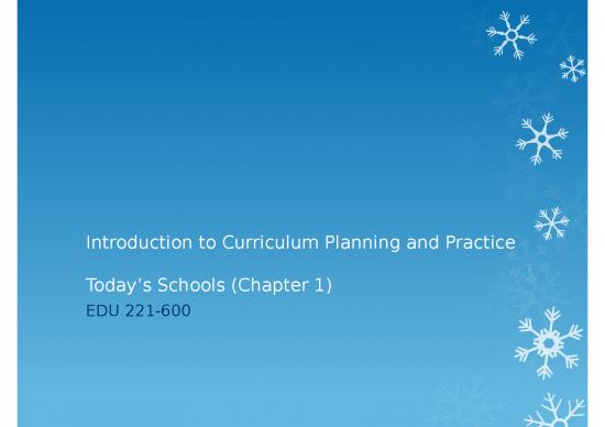 picture Chapter 1   Today's Schools  Recognizing And Understanding The Challenge