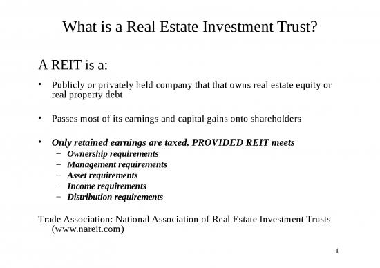 picture1_Slideshare Management 31910 | Chapter 21 Reits