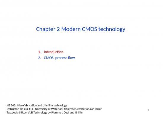 picture Metal Ppt 70223 | Chapter 2 Modern Cmos Technology   I