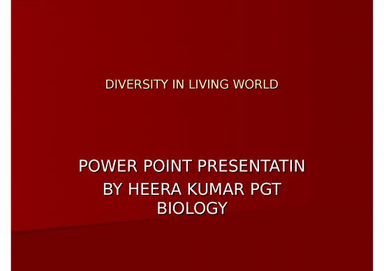 picture1_Evolution Ppt 71389 | Diversity In Living World