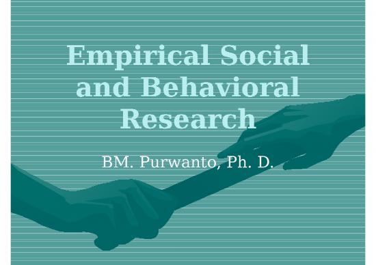 picture_Research Proposal Example Powerpoint 70895 | Empirical Social Research Bm Purwanto