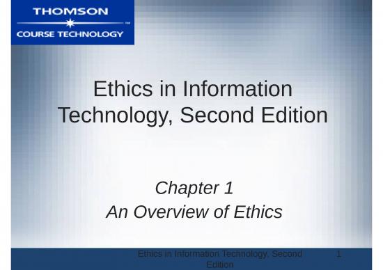 ethics in information technology essay