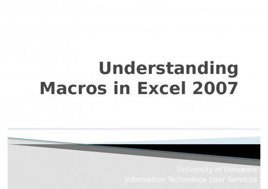 picture Planning Ppt 70068 | Excel Macros 2007