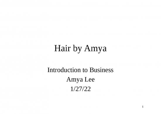 picture Brand Ppt Template 69641 | Hair By Amya