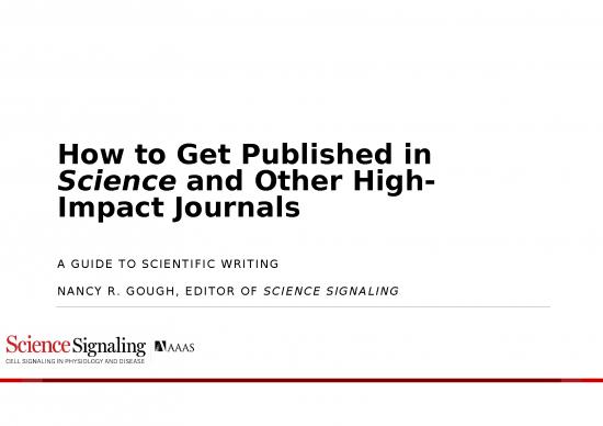 picture Science Ppt 70281 | How To Get Published In Science 042715