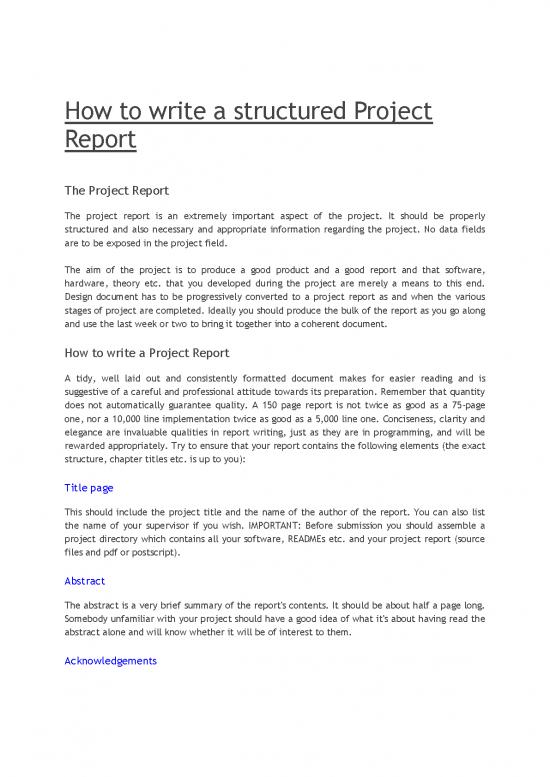 picture1_Report Pdf 71219 | How To Write A Structured Project Report
