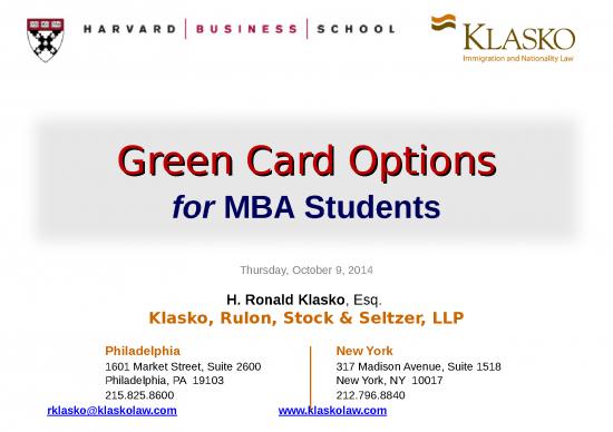 picture Report Ppt 69741 | Hrk Hbs Green Card Options For Mba Students 01828108