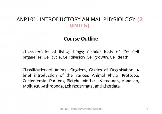 picture Biology Ppt 71443 | Introductory Animal Physiology 2012 2013 Anp 101 Lecture Slides
