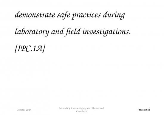 picture Science Ppt 70590 | Ipc Process Skills