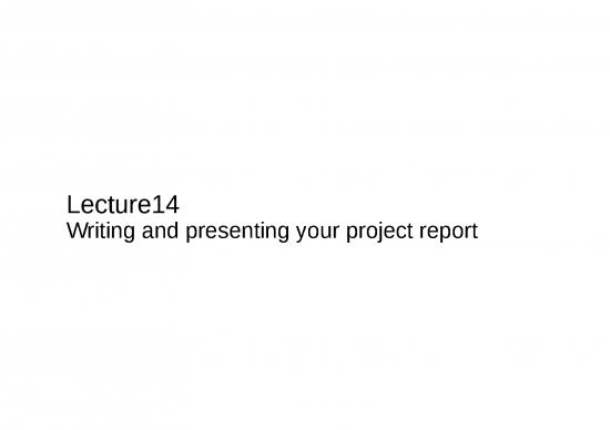 picture1_Ppt Report Writing 70946 | Lecture 14 Writing And Presenting Your Project Report