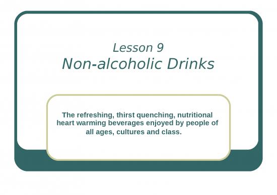 picture_Powerpoint Summary Slide 69659 | Lesson 9   Non Alcoholic Drinks       (revised) F72477fa0a342b3312aab006975250a4