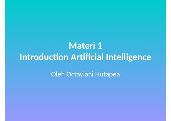 picture Artificial Intelligence Powerpoint Template 70370 | Materi 1 Intro Ai
