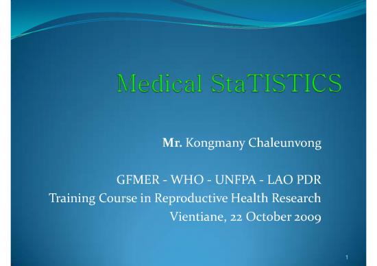 picture Statistical Methods Pdf 69656 | Medical Statistics Chaleunvong Laos 2009