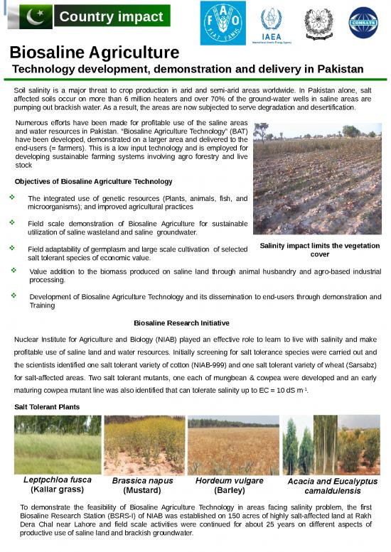 picture Technology Ppt 70710 | Nafa Swm Biosaline Agriculture Brochure