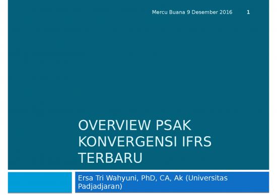 picture Ppt On Ifrs 71246 | Overview Ifrs Mercubuana 9 Des 2016