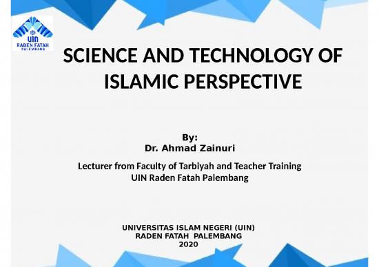 picture Science Ppt 70415 | Pak Zainuri Sains Dan Teknologi Perspektif Islam