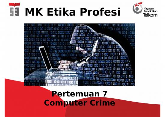 picture Technology Ppt 70312 | Pertemuan 7 Computer Crime
