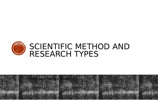picture Analysis Ppt 70382 | Scientific Method And Research Types