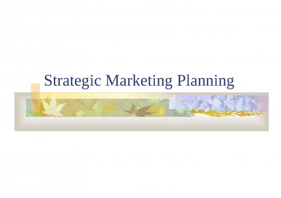 picture Planning Ppt 70071 | Strategic Marketing Planning