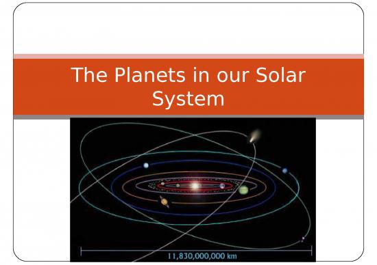 picture Solar System Powerpoint Presentation Free Download 70806 | The Planets In The Solar System1