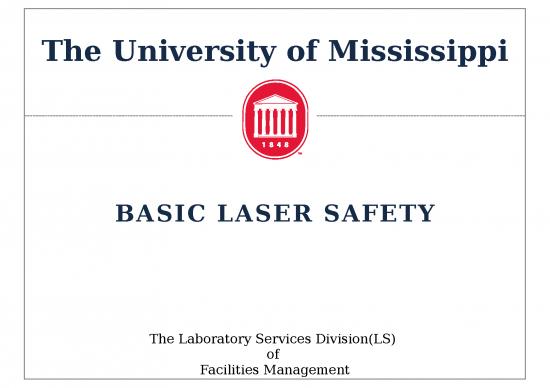 picture1_Ppt On Laser 70432 | Um Laser Safety 2016