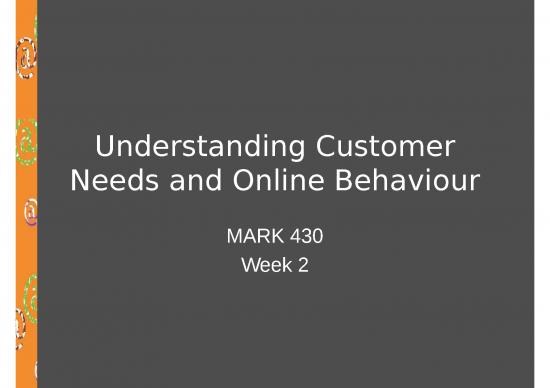 picture Strategy Presentation Ppt 70541 | Wk2 Customer Needs