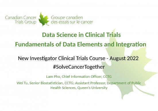 picture Science Ppt 70660 | Workshop 11 & 13 Data Science In Clinical Trials