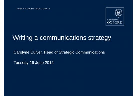 picture Business Plan Ppt Slideshare 69858 | Writing A Communications Strategy