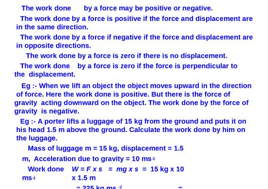 Class 9 Work Energy Ppt