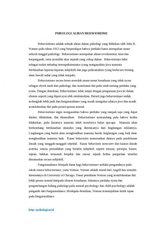 picture_Laporan Doc 6942 | Psikologi Aliran Behaviorisme - Psikologi Dan Filsafat