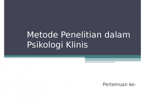 picture Presentasi Usaha Ppt 6957 | Metode Penelitian Dalam Psikologi Klinis - Psikologi Dan Filsafat