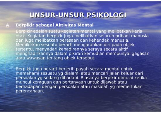 picture_Powerpoint Slide Ideas 7034 | Unsur Unsur Psikologi - Psikologi Dan Filsafat