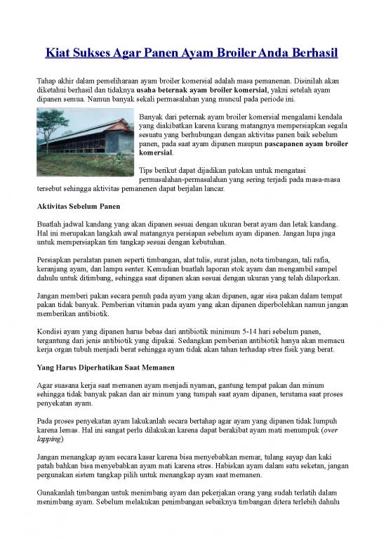 picture Pemeliharaan Ayam Broiler 7125 | Kiat Sukses Agar Panen Ayam Broiler Anda Berhasil - Pertanian Dan Peternakan picture Pemeliharaan Ayam Broiler 7125 | Kiat Sukses Agar Panen Ayam Broiler Anda Berhasil - Pertanian Dan Peternakan