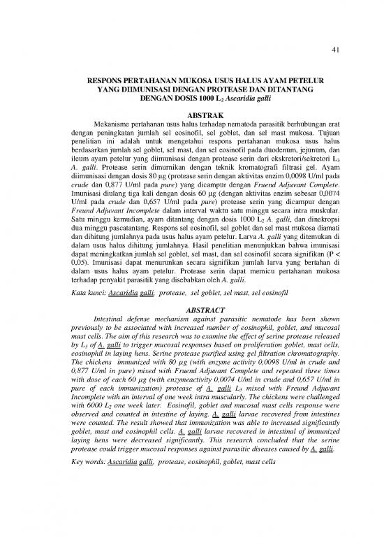 Tujuan Penelitian Adalah 7181 66 Penelitian Respons Pertahanan Mukosa