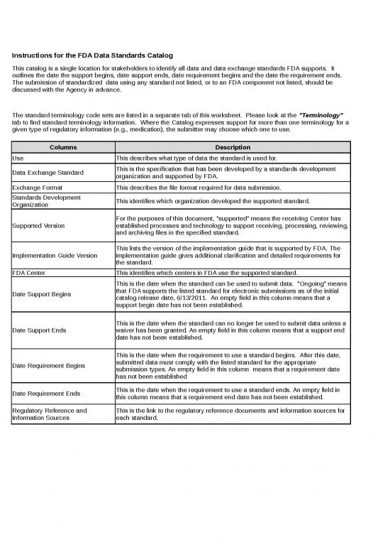 picture Excel Sheet Download 7354 | Umc Org   Us Fda Data Standards Catalog V Xlsx - Standar Format