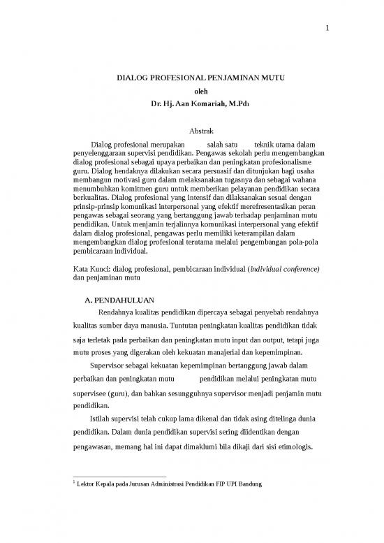 picture_Motivasi 7443 | Dialog Profesional Penjaminan Mutu - Ilmu Kependidikan