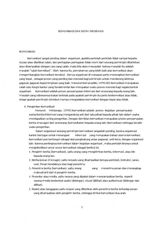 picture Pengertian Komunikasi Organisasi 7450 | Komunikasi Dan Sistim Informasi - Ilmu Kependidikan