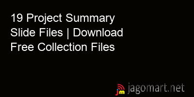 picture 19 Project Summary Slide Files | Download Free Collection Files