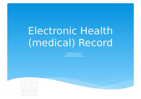 picture_Management Information System Ppt 73150 | 06 Electronic Medical Records 2013