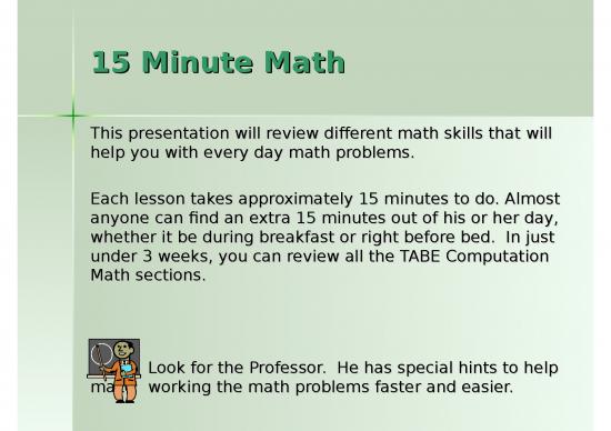 picture_Math Lesson Powerpoint 72747 | 15minute Math Decimals
