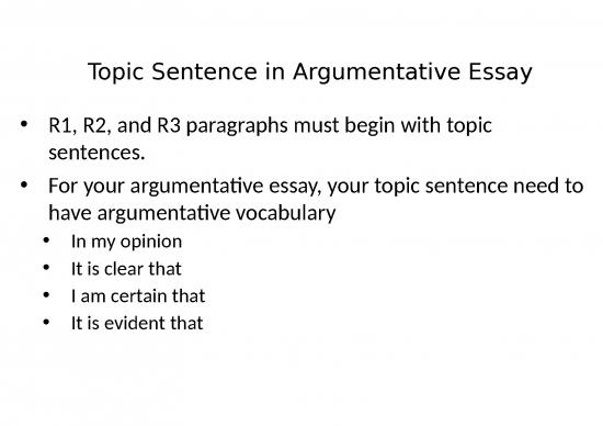 picture Powerpoint For Students 73901 | 2 21 Writing Topic Sentence