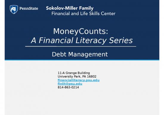 picture_Financial Presentation Template 71609 | 6 Debt Managment