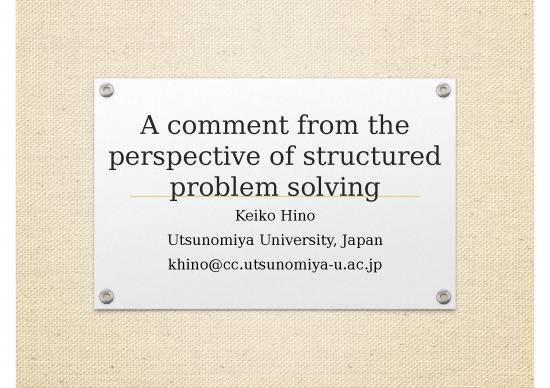 picture Powerpoint For Students 72405 | Aamt Presentation Keiko Hino