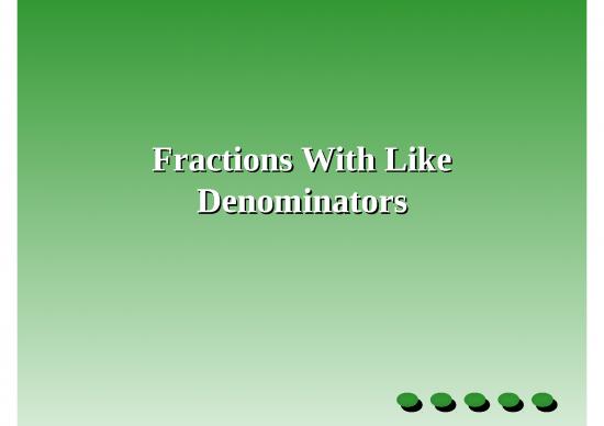 picture_Ppt On Fractions 72560 | Adding W Common Denominators