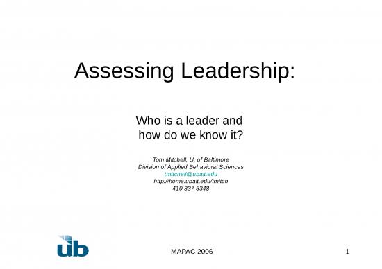 picture Leadership Ppt 73568 | Assessing Leadership