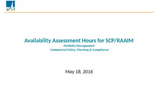 picture Management Information System Ppt 72639 | Availability Assessment Hours
