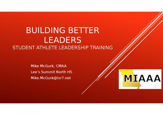 picture Powerpoint For Students 73667 | Building Better Leaders  Miaaa Conference